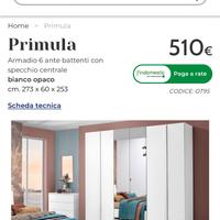 Armadio Primula mondo convenienza