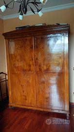 ARMADIO in Radica di noce in stile - design 