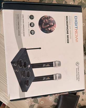 Microfoni nuovi con mixer integrato