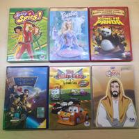 6 DVD Cartoni animati famosi / CD film serie