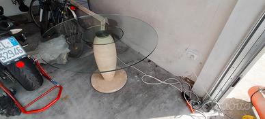 tavolo pranzo in Cristallo - mod. Loto by Cattelan