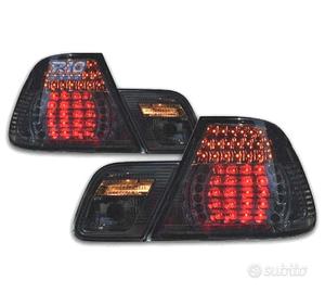 FANALI BMW E46 COUPE 99-03 LED CRISTALLO AFFUMICAT