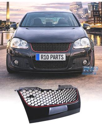 GRIGLIA VOLKSWAGEN VW GOLF 5 NERA ROSSA LOOK GTI