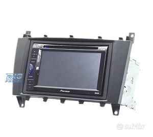 CORNICE NERA AUTORADIO 2-DIN MERCEDES CLASSE-C W20