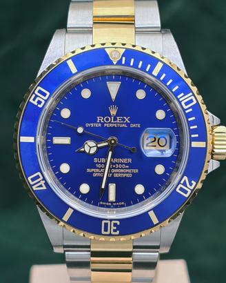Rolex Submariner 16613 RRR 40 mm Acciaio e Oro