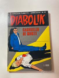 Diabolik n.12 Anno XXVI(1987) "Carosello di morte”