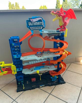 Hot Wheels City Garage delle Acrobazie Set Pista