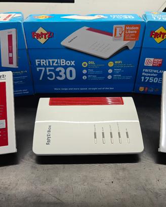 FRITZ!Box 7530 + 2 FRITZ!WLAN Repeater 1750E
