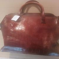 Borsa marrone in pelle