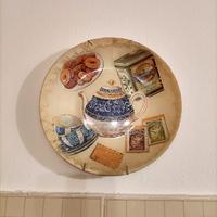 piatto in decupage