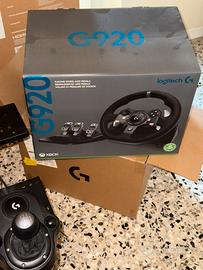 Volante G920+pedali+cambio+stand xbox pc