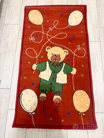 Tappeto orsetto cameretta bimbo 110x60 cm