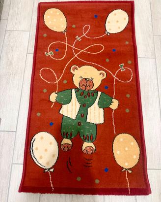 Tappeto orsetto cameretta bimbo 110x60 cm