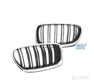 GRIGLIE BMW F10 F11 10-16 LOOK M5 CROMATO NERO LUC