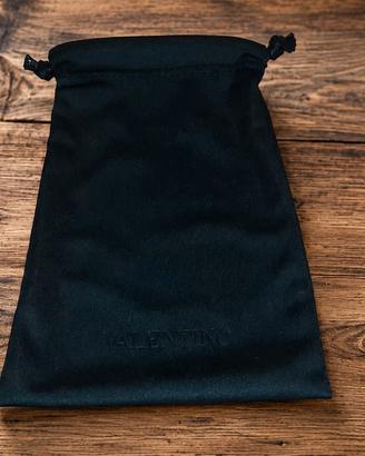 Sacchetto Valentino originale in raso nero