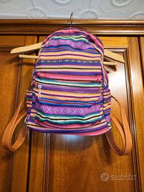 Zainetto etnico multicolore 