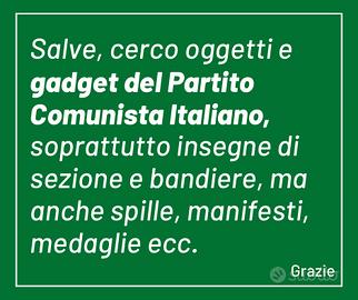 Oggetti Partito Comunista Italiano - PCI