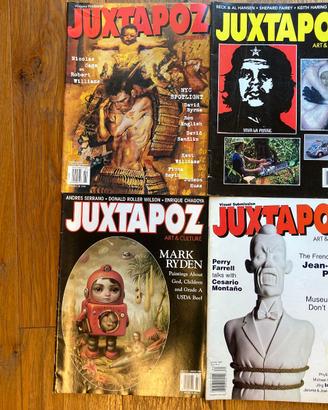 JUXTAPOZ ANNO 1998 COMPLETO 4 numeri Ryden Obey