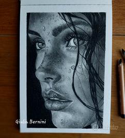 QUADRO ORIGINALE  VISO DI DONNA