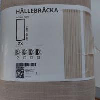 4 tende nuove con bastoni e supporti fissaggio