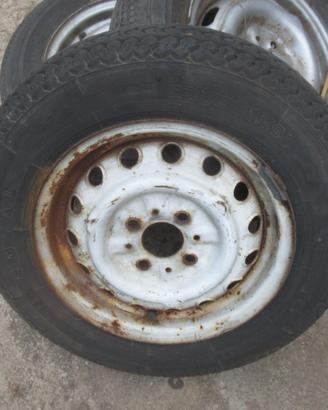 FIAT 128 - Ruota di scorta completa