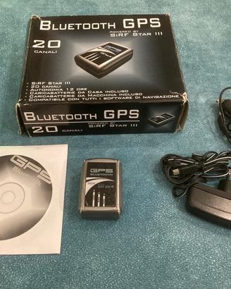 Bluetooth GPS 20 canali caricabatterie casa e auto