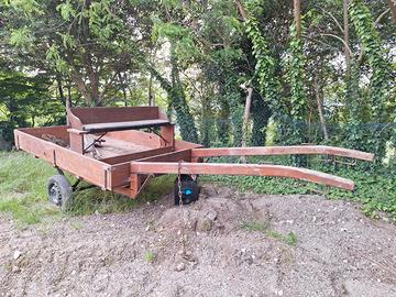 Carretto legno per cavallo