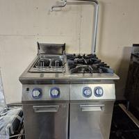 2 fuochi + cuocipasta + 4 fuochi