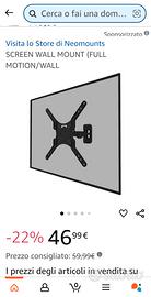 Staffa porta TV da 32 a 55