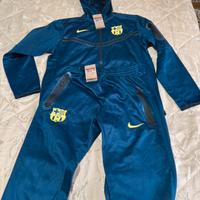 Tuta nike fc barcellona originale blu taglia L