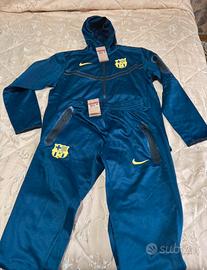Tuta nike fc barcellona originale blu taglia L