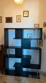 Libreria HOMCOM nera 120:160