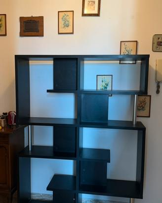 Libreria HOMCOM nera 120:160