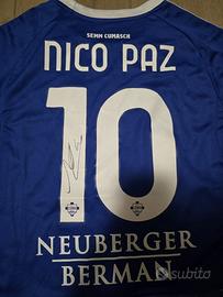 Maglia Nico Paz autografata Como