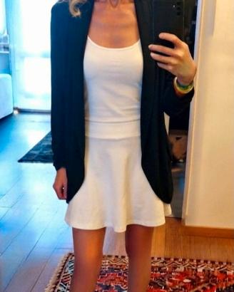 Cardigan nero fluido Miss Moda Tg Unica donna 