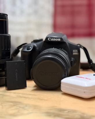 Fotocamera Reflex Canon EOS 2000D obiettivo 35/135