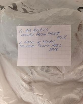 gomme invernali per Toyota Aygo