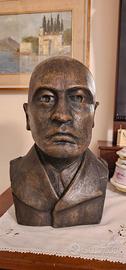 BUSTO MUSSOLINI “ULTIMI GIORNI” IN BRONZO (DUCE)