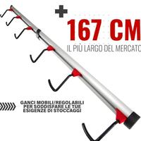 Portabici da 6 bici da parete