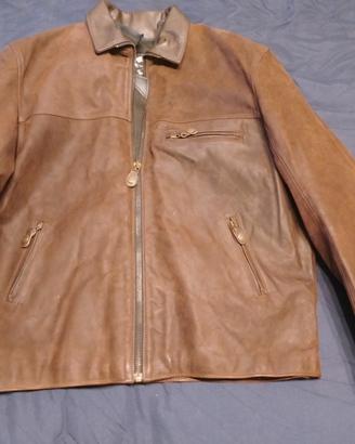GIUBBOTTO MOTO FURYGAN PELLE VINTAGE XXL 