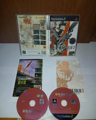 Metal Gear Solid 2 PS2 Completo + Disco Making Of