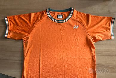 T shirt da tennis uomo Yonex Paris orange tg. M