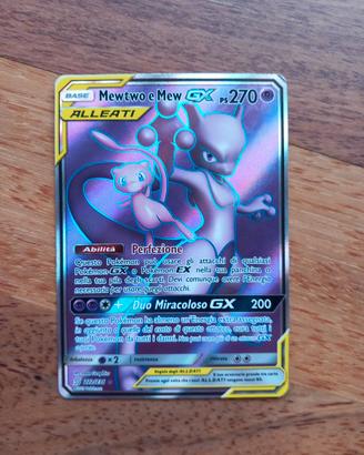 Mewtwo e Mew GX Alleati Full Art (UNM 222)