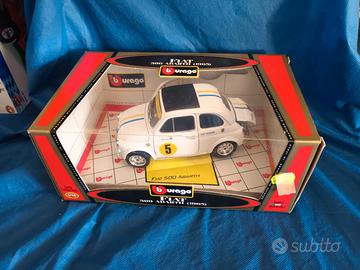 modello burago fiat 500 abarth