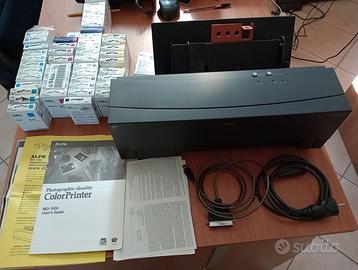 Stampante Alps Md1300 con cartucce e parallela-USB