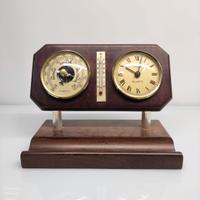 Stazione Meteo da Tavolo Vintage Anni '70 Barometr