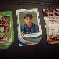 Schede telefoniche Recoba Inter Bierhoff Milan