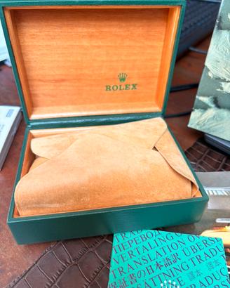 scatola orologio Rolex anni 80/90
