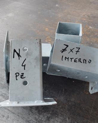 piedini zincati portapali