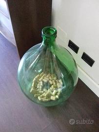 Damigiana in Vetro Verde 54 Litri – Ornamentale